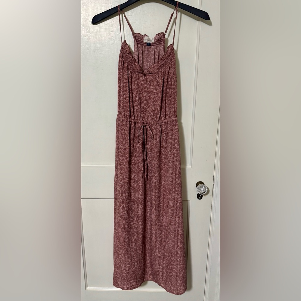 Universal Thread Purple Sleeveless Halter Maxi Dress